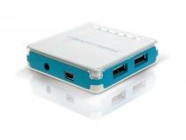  imagen de HUB CONCEPTRONIC 4 PUERTOS USB AZUL CON ALIMENTADOR C4USB2BL C05-115 83067