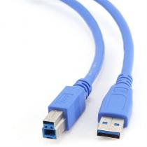  imagen de Iggual Cable USB 3.0A(M) a USB 3.0B(M) 1.8Mts Azul 129038