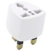 Adaptador de Enchufe Europeo a UK Blanco 66816 pequeño