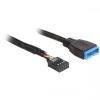 DELOCK Cable USB 2.0 hembra > USB 3.0 macho 113477 pequeño