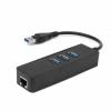 Adaptador USB 3.0/Ethernet + HUB 3x USB 3.0 125609 pequeño