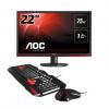 AOC G2260VWQ6 21.5" LED + Tacens Mars Gaming MCP1 Pack Gaming Teclado/Ratón 124024 pequeño
