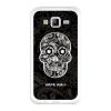 BeCool Funda Calavera de Azúcar Negra para Samsung Galaxy J5 72952 pequeño