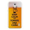 BeCool Funda Gel Keep Calm Caña para Huawei Y625 106948 pequeño