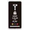 BeCool Funda Gel Keep Calm Come Cocos para Asus Zenfone Selfie - Accesorio 39192 pequeño