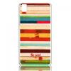 BeCool Funda Gel Patchwork Wood para Aquaris E5 4G 39197 pequeño