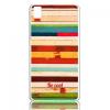 BeCool Funda Gel Patchwork Wood para Aquaris E5 4G 72665 pequeño