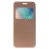 Becool Funda Libro View Cover Dorada Para Galaxy Grand Prime 107115 pequeño