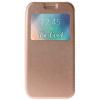 Becool Funda Libro View Cover Dorada Para Galaxy J5 107125 pequeño