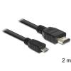 DELOCK Cable MHL macho-High Speed HDMI macho 2mt 110650 pequeño