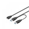 Cable Doble USB 3.0 a Micro USB 3.0 1.8 Mts 62927 pequeño