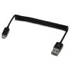 Cable Helicoidal USB a Micro USB Negro 91222 pequeño