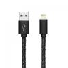 Cable Lightning 8 Pines style Trenzado Negro - Cable USB 40919 pequeño