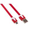 CABLE PLANO INNOBO MICRO USB B - USB ROJO 109249 pequeño