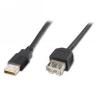 Cable USB 2.0 AM/AH Alargador Macho/Hembra 1.8M Negro 2899 pequeño
