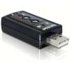DELOCK Adaptador de sonido USB 7.1 128254 pequeño