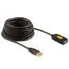 DELOCK Cable prolongador USB 2.0 10 metros 125021 pequeño