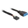 DELOCK Cable USB 2.0 hembra > USB 3.0 macho 124764 pequeño