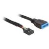 DELOCK Cable USB 2.0 hembra > USB 3.0 macho 108497 pequeño