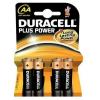 DURACELL pila alcalina Plus Power LR6 AA PACK-4 130149 pequeño