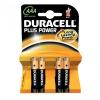 DURACELL pila alcalina Plus Power LR3 AAA PACK-4 130150 pequeño