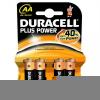 DURACELL pila alcalina Plus Power LR6 AA PACK-4 130175 pequeño