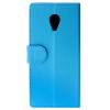 Funda Flip Cover Azul para Meizu M3 100813 pequeño