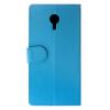 Funda Flip Cover Azul para Meizu M3 Note 100686 pequeño