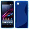 Funda Silicona Azul Sony Xperia Z1 - Accesorio 24999 pequeño