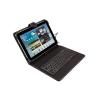 FUNDA Y TECLADO TABLET NETWAY-SILVER UNIVERSAL 9"-10.1" MICRO USB NEGRO 109637 pequeño