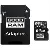 Goodram M1AA Micro SD clase 10 64GB c/adapt 130866 pequeño