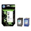 HP SD367AE pack cartuchos Negro+Tricolor HP21+HP22 80118 pequeño