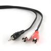 Iggual Cable Audio 3.5mm(M) a 2 RCA(M) 2.5 Mts 123951 pequeño