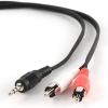 Iggual Cable Audio 3.5mm(M) a 2 RCA(M) 20 Mts 126706 pequeño