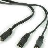 Iggual Cable de Audio Divisor 3.5mm 2x(H) 5 Metros 123732 pequeño
