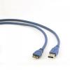 Iggual CABLE USB 3.0 TIPO A/M-MICRO B/M, AZUL 0,5M 63143 pequeño