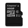Kingston microSDHC 16GB Clase 10 UHS-I + Adaptador 63726 pequeño