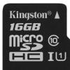 Kingston MicroSDHC 16GB Clase 10 UHS-1 90406 pequeño