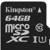 Kingston MicroSDHC 64GB Clase 10 UHS-1 + Adaptador 92697 pequeño