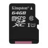 Kingston MicroSDXC 64GB Clase 10 UHS-1 92691 pequeño