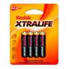 Kodak Xtralife Pack 4 Pilas Alcalinas AAA LR03 7972 pequeño