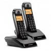 Motorola S1202 Duo Pack 2 Teléfonos Inalámbricos Negros 121085 pequeño