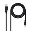 Nanocable Cable USB 2.0 Tipo A Macho a Mini USB 5 Pines Macho 4.5m Negro 131055 pequeño