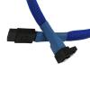 Nanoxia Cable SATA3 6Gb/s 45cm Acodado Azul 69026 pequeño