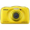 Nikon CoolPix S33 13.2MP Amarilla + Mochila 93521 pequeño