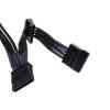 NZXT CB-43SATA Molex 4 Pines a SATA x3 - Cable PC 88475 pequeño