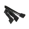 NZXT CB-43SATA Molex 4 Pines a SATA x3 - Cable PC 88474 pequeño