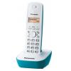 Panasonic KXTG1611 Teléfono Inalámbrico DECT Blanco/Verde 121051 pequeño