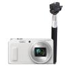 Panasonic Lumix DMC-TZ57 16MP Blanca Wifi + Monopod Selfie 96385 pequeño