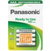 Panasonic Pack 4 Pilas Recargables 750mAh AAA 11348 pequeño